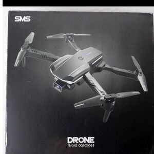 NIB 4K‎ SMS Foldable Drone Obstacle Avoidance High Quality Camera MSRP $299.99